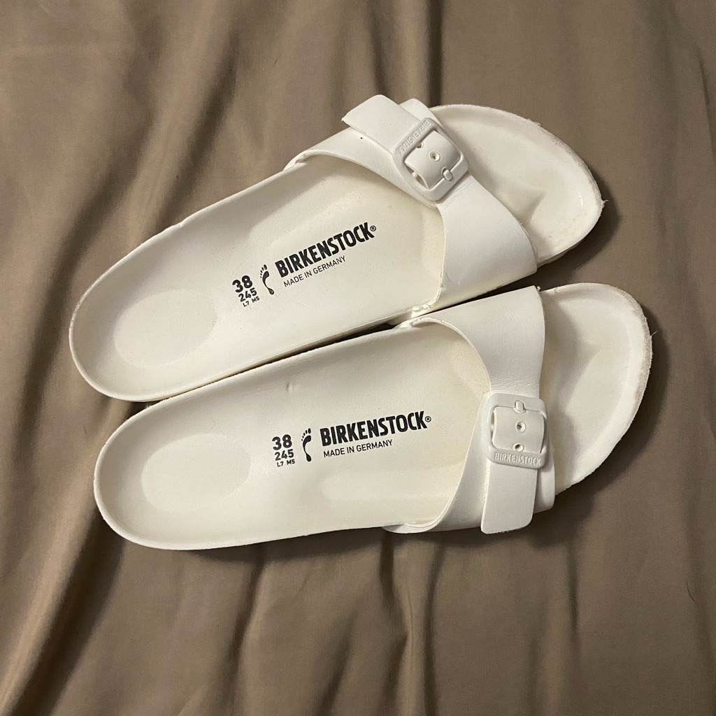 Birkenstock White Sandals